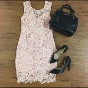 NWT pink lace dress